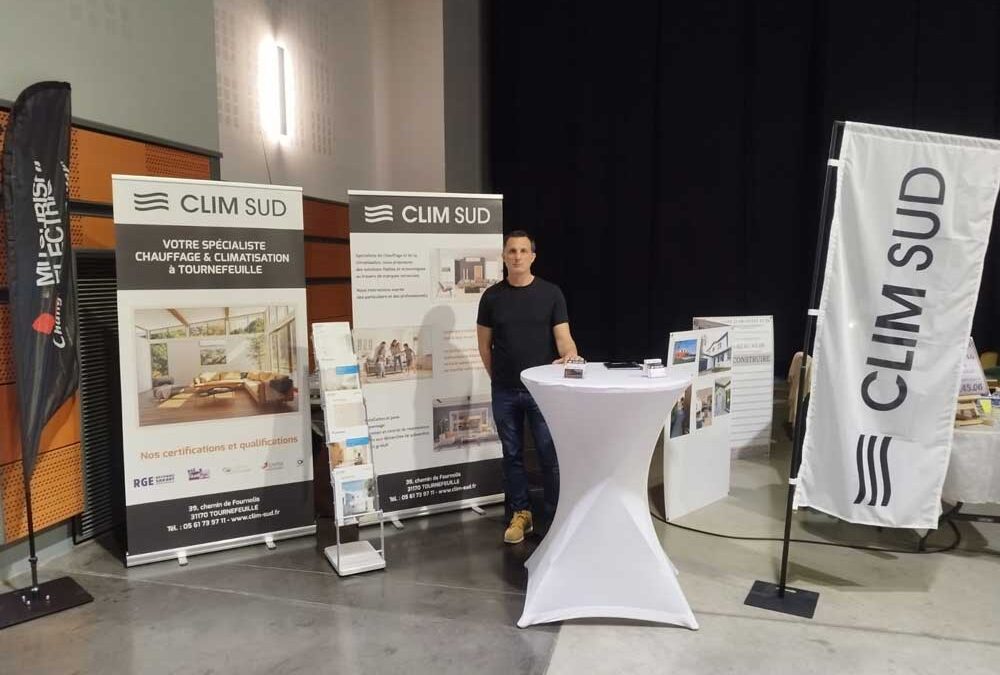 Clim Sud au premier Salon des Services des Commerçants de Tournefeuille