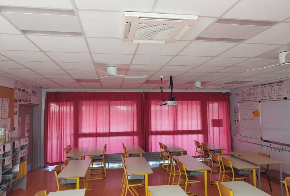 Climatisation gainable pour une collectivité