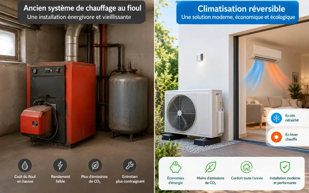 Installation et vente de chauffage climatisation ouest toulousain.
